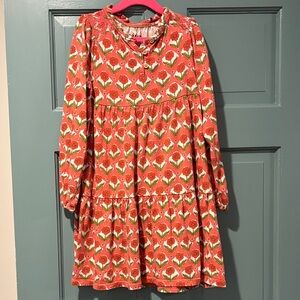 Mini Boden Block Print Dress Size 7